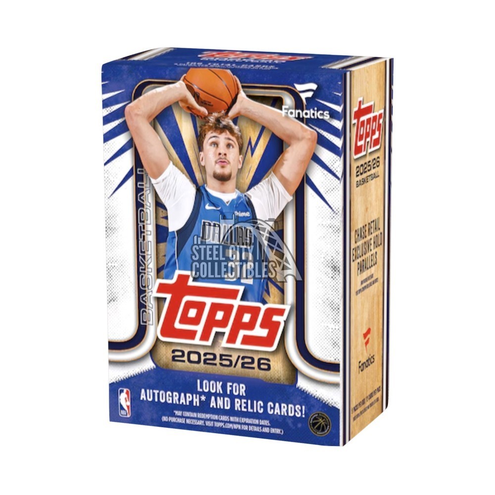 2025-26 Topps Basketball Fanatics Blaster 40-Box Case | Steel City