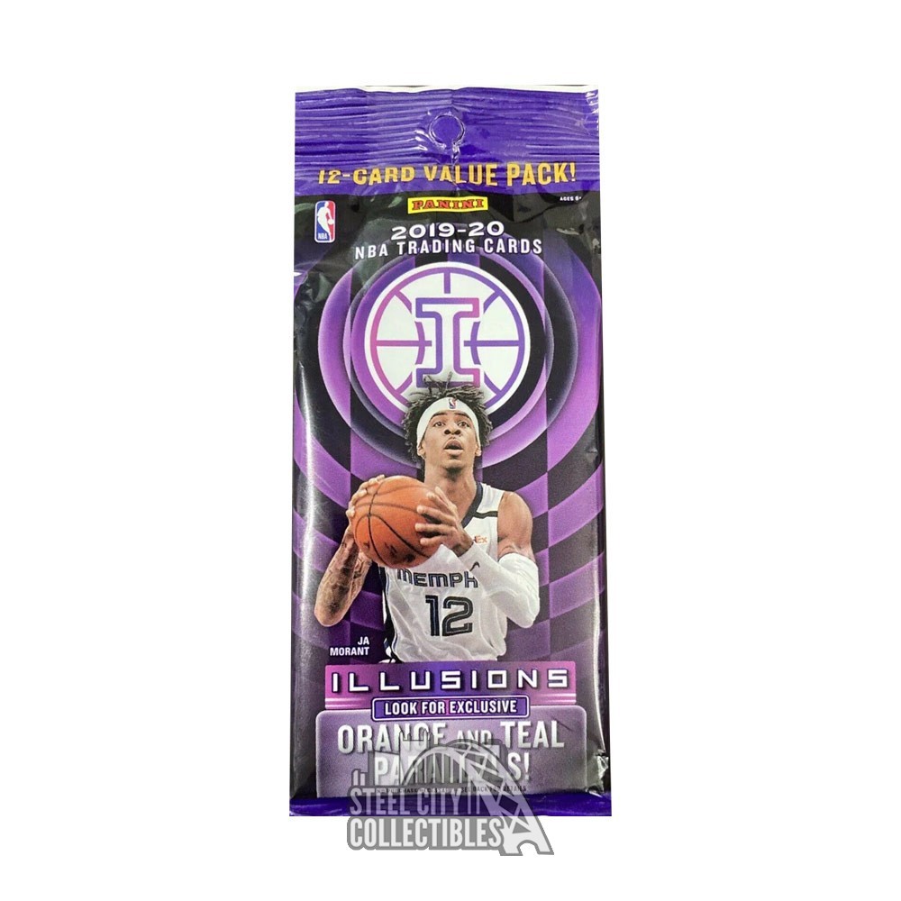 picture 2020 Panini Illusions Basketball Cards 2019 20 panini illusions basketball fat pack 12 cards