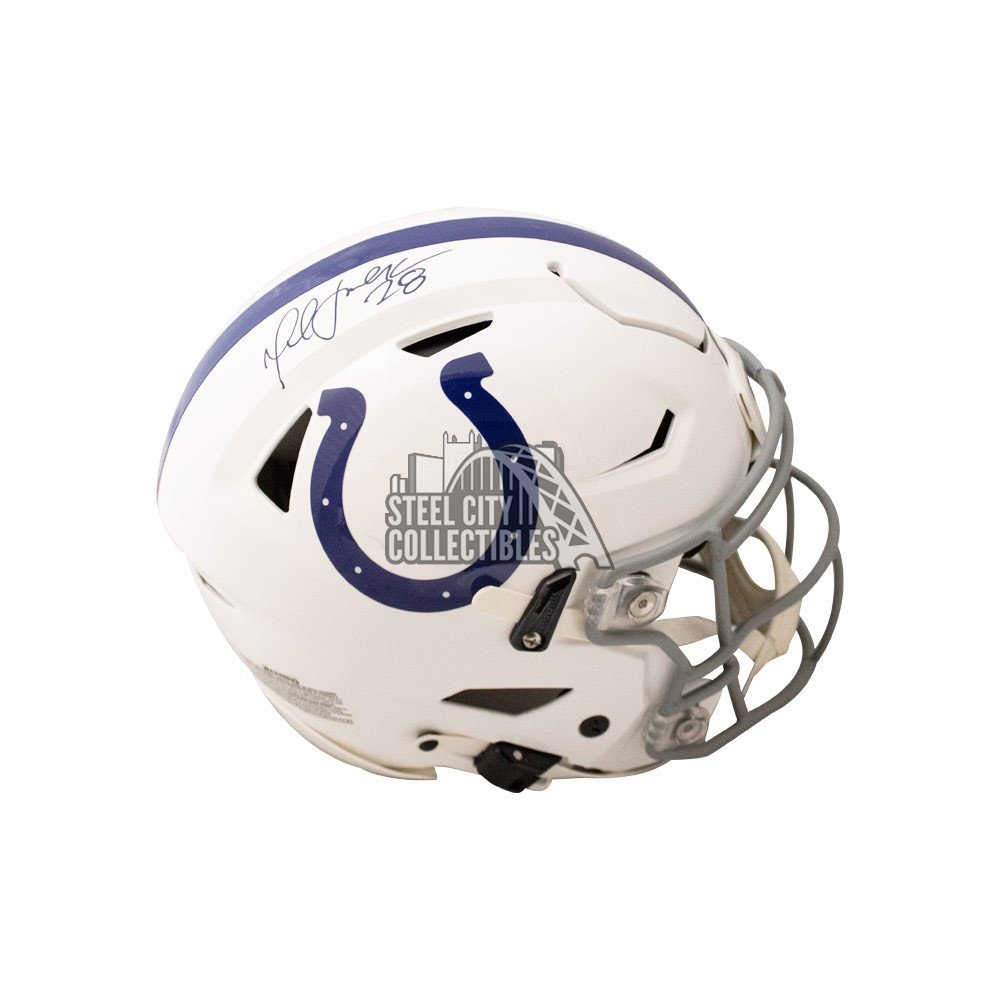 colts speedflex helmet Indianapolis Riddell This helmet is the most authentically Marshall Faulk Autographed Indianapolis Colts