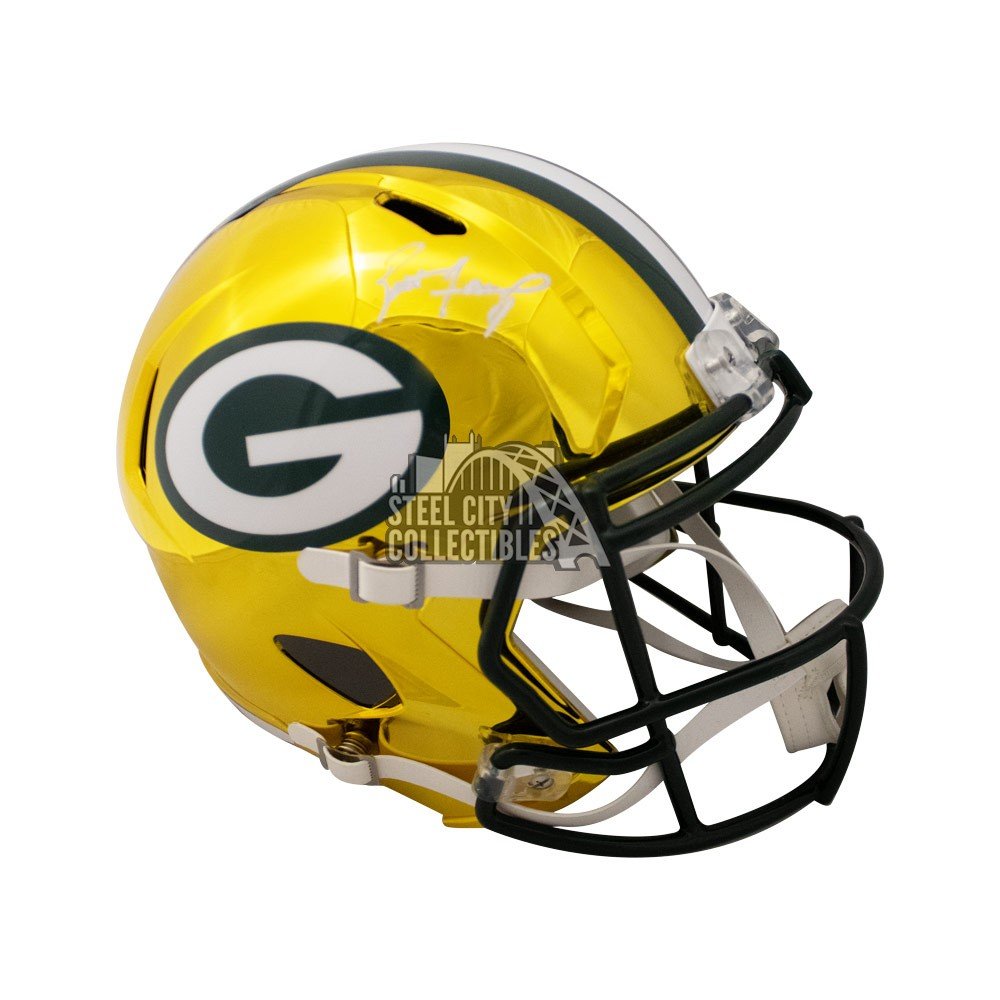signed brett favre football