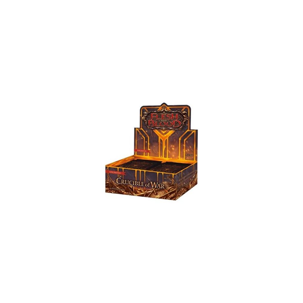 Flesh & Blood Crucible of War Unlimited Booster Box | Steel City Collectibles Flesh & Blood Crucible of War Unlimited Booster Box | Steel City Collectibles
