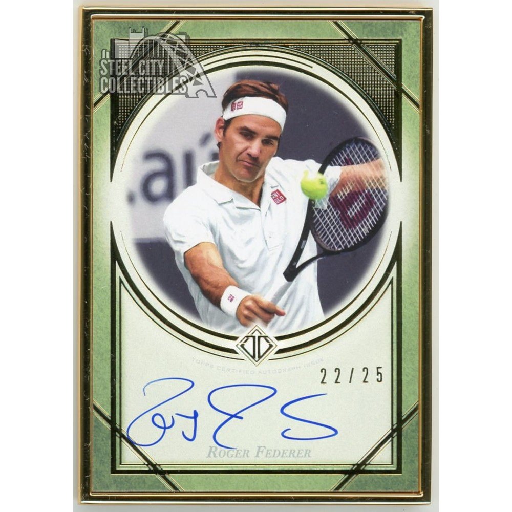 ROGER FEDERER AUTOGRAPH COLLECTION【限定】 Roger Federer 2020 Topps Transcendent Tennis Collection Autograph