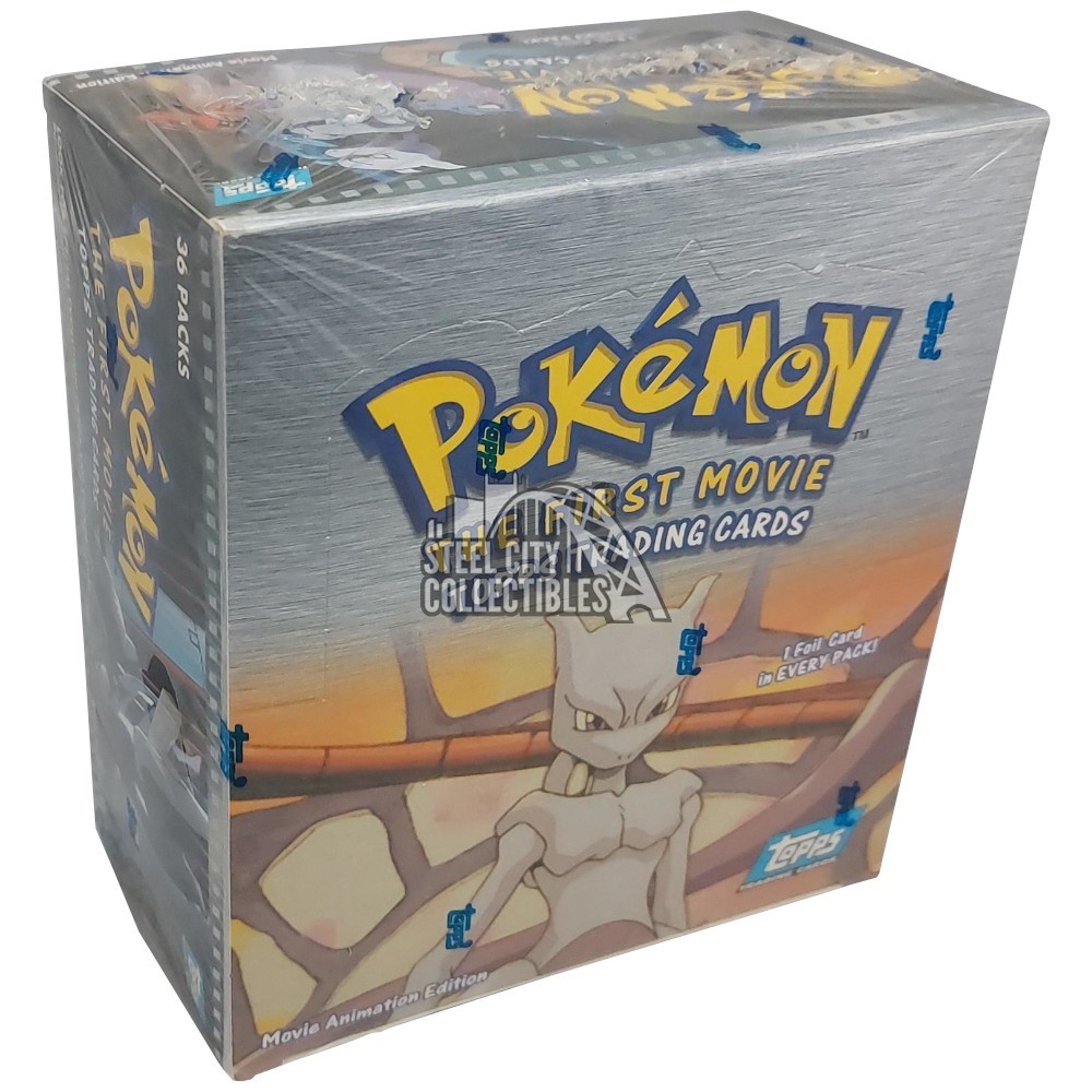 1998 Topps Pokemon The First Movie Box Steel City Collectibles