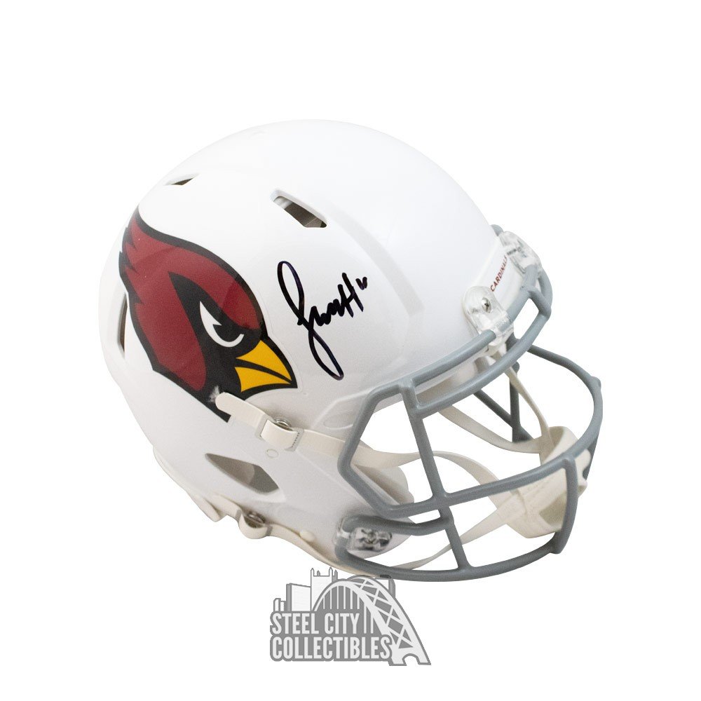 Larry Fitzgerald Autographed Cardinals Speed Authentic Full-Size Football  Helmet - BAS COA