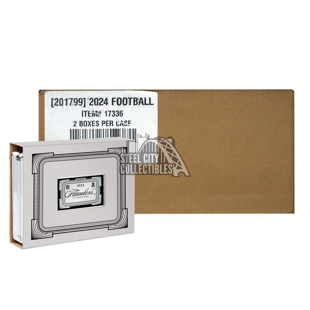 2024 Panini Flawless Football Hobby 2-Box Case | Steel City