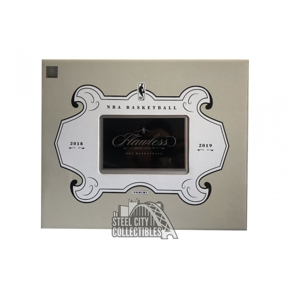 2018-19 Panini Flawless Basketball Empty Silver Brief Case
