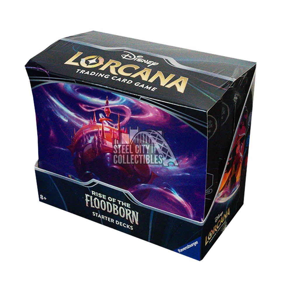 Lorcana Rise Of The Floodborn Starter Deck Display Steel City