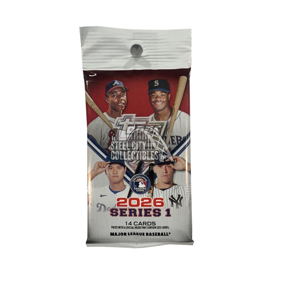 Topps Retail Display 2026 Topps Series 1 Baseball Floor Display Pack | Steel City Collectibles