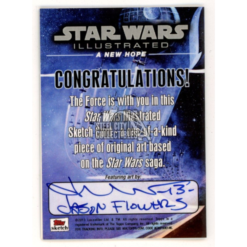 トレカ　2013 TOPPS STAR WARS ILLUSTRATED：A NEW HOPE スターウォーズイラストレイテッド「新たなる希望」トレーディングカード 2013 TOPPS STAR WARS ILLUSTRATED: A NEW HOPE スターウォーズ