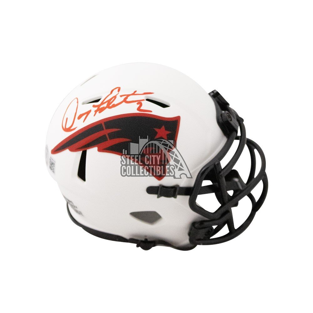 Doug Flutie Autographed New England Patriots Lunar Eclipse Mini