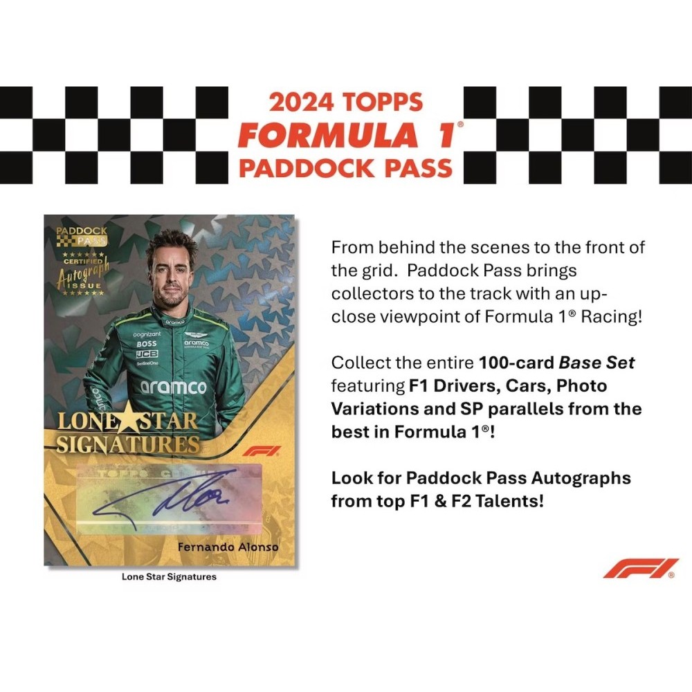 2024 Topps Paddock Pass Formula 1 F1 Hobby Box | Steel City