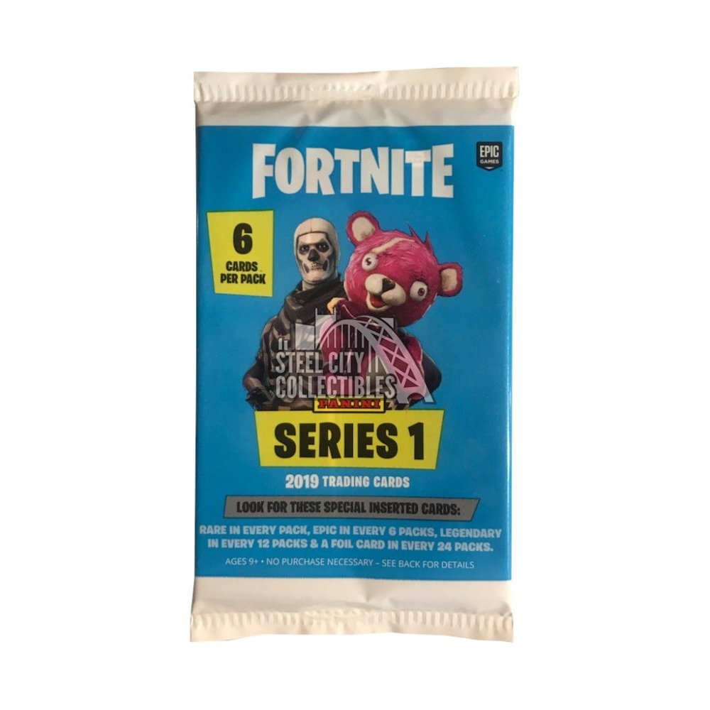 19 Panini Fortnite Series 1 Trading Card Pack Steel City Collectibles