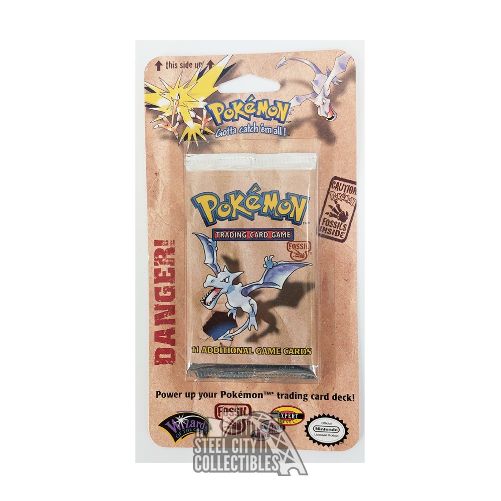 pokemon cards fossil pack Pokemon TCG: Fossil Unlimited Booster Pack Long Crimp (Lapras) – TBC Games main image 1