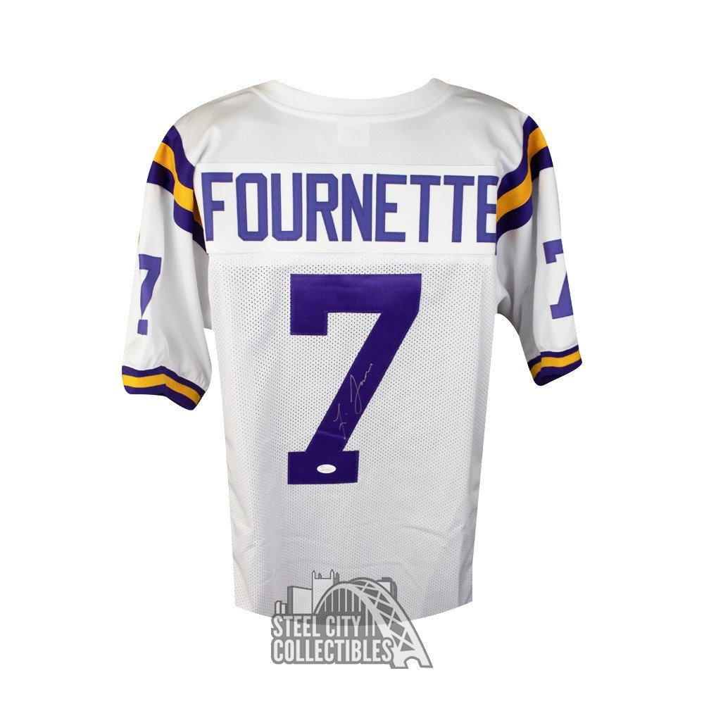 custom lsu jersey white