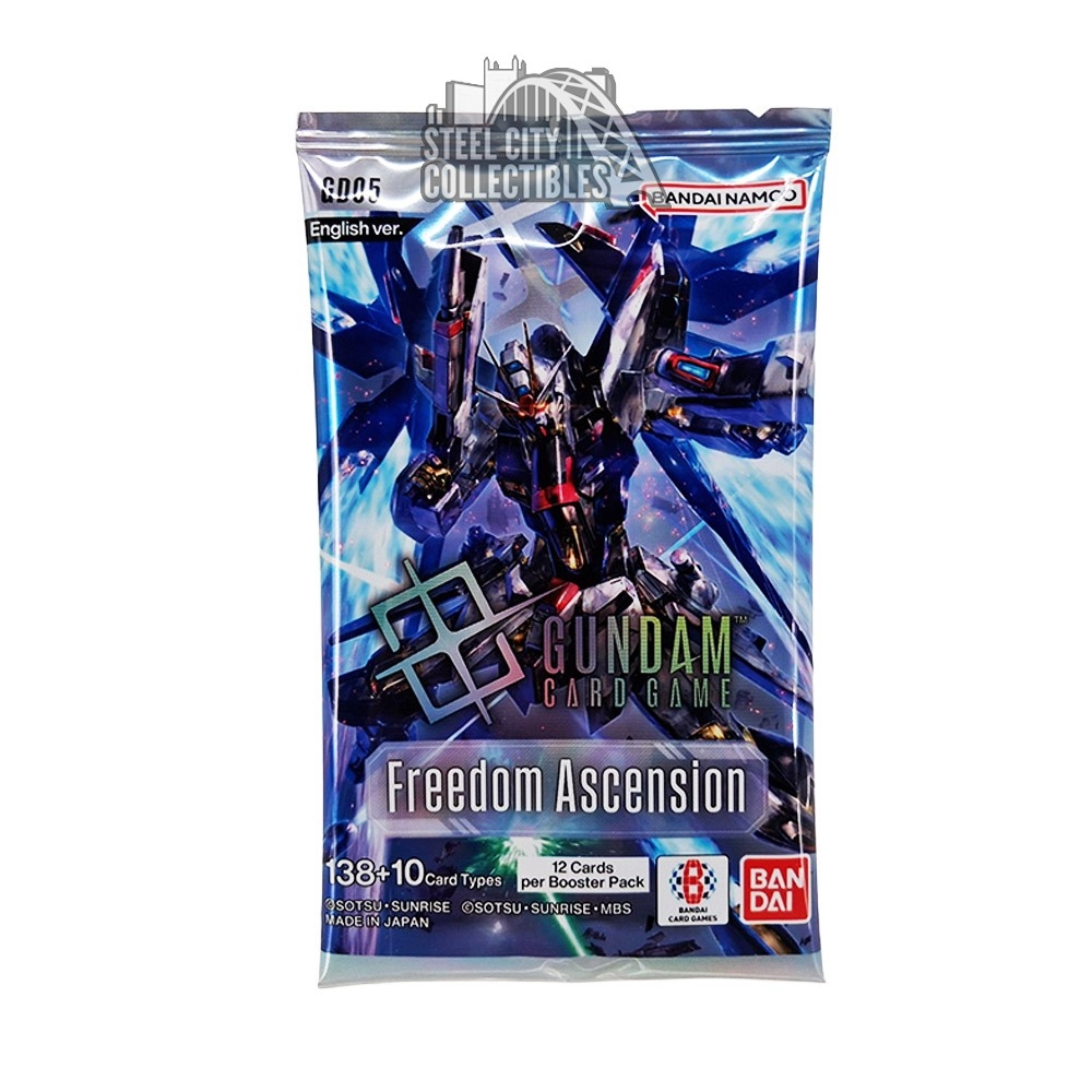shop deals on gundam card game booster box Game: Freedom Ascension Paladin Cards Limit 2 per customer Gundam Card Game Booster Pack