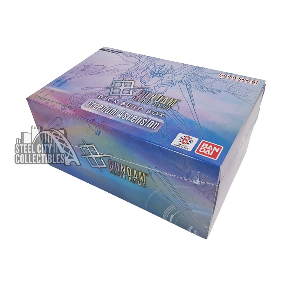 Bandai Gundam Card Game Freedom Ascension Deck Build Box | Steel