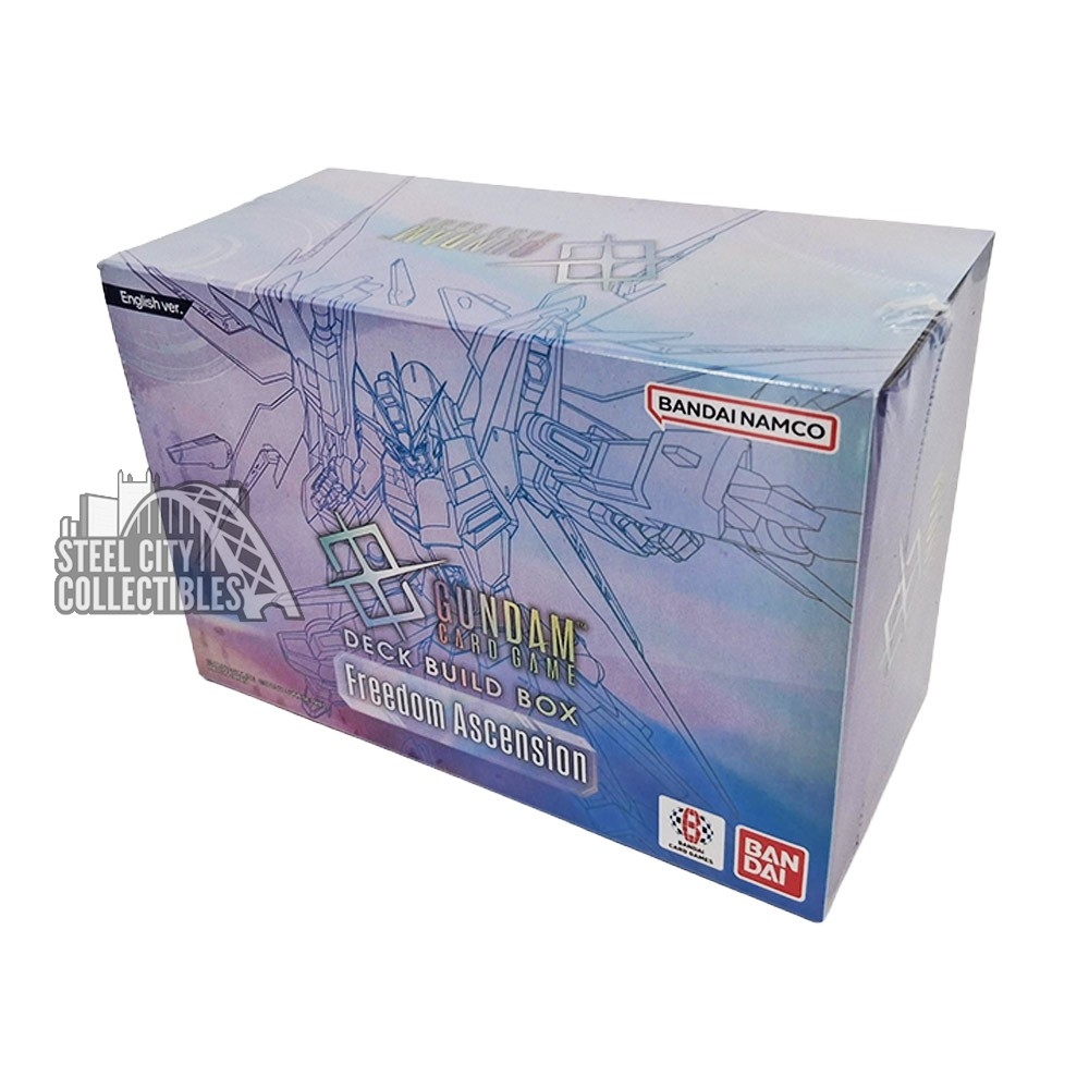 Bandai Gundam Card Game Freedom Ascension Deck Build Box | Steel