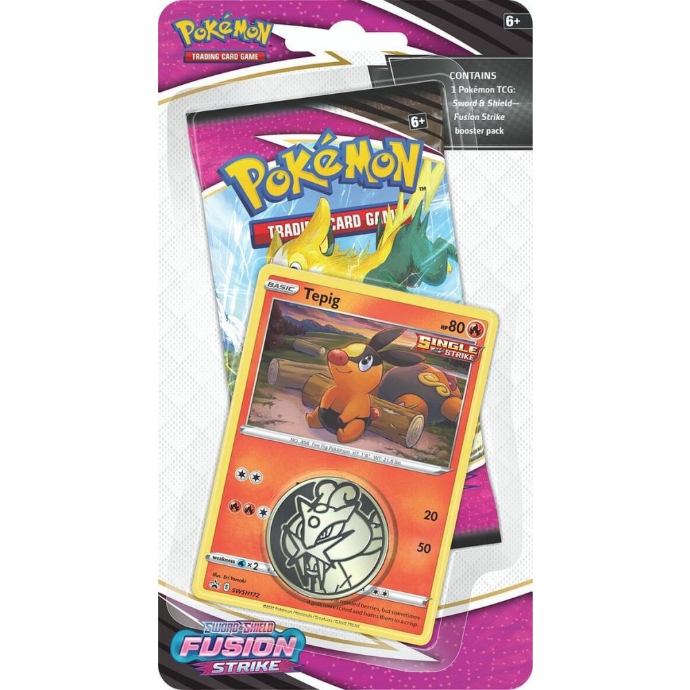 Pokemon Fusion Strike Checklane Blister 16-Pack Box | Steel City