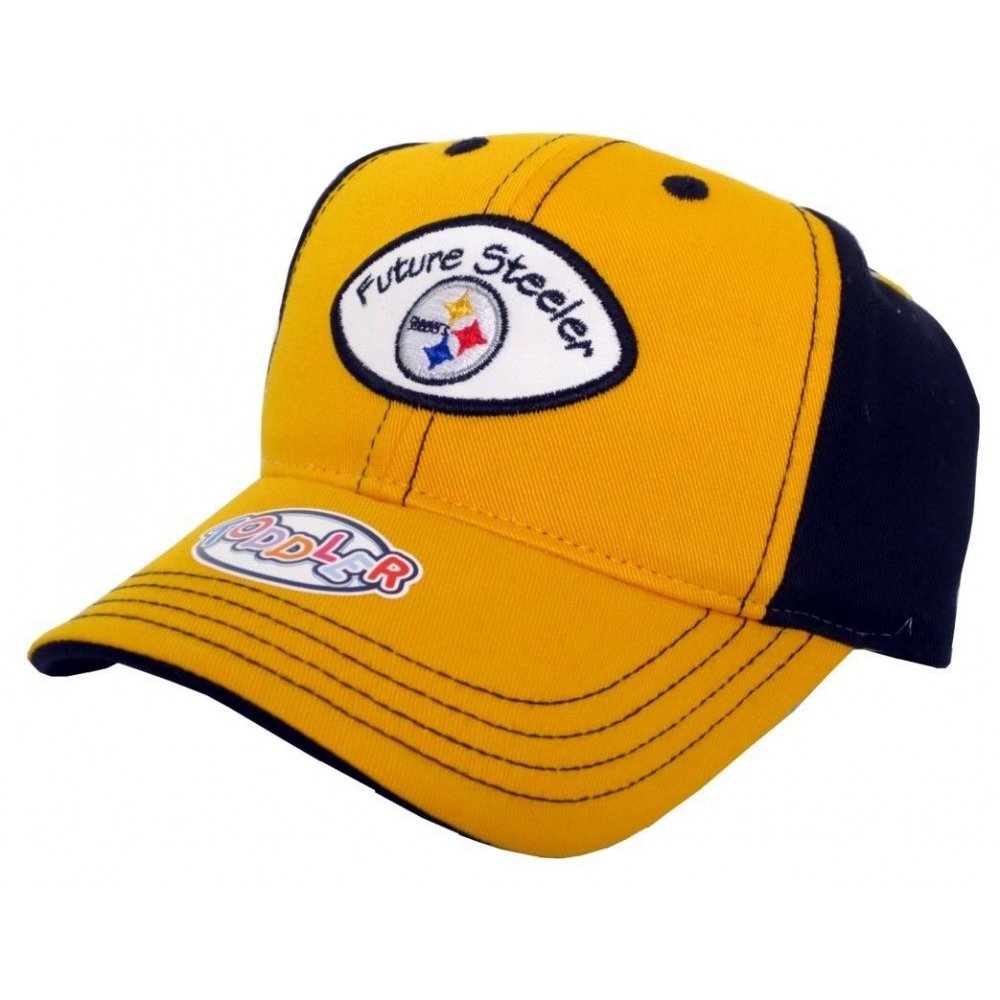 steelers hat black with yellow logo