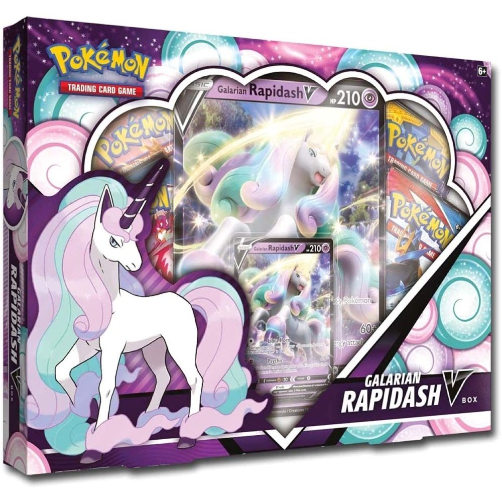 Pokemon Galarian Rapidash V Box Steel City Collectibles