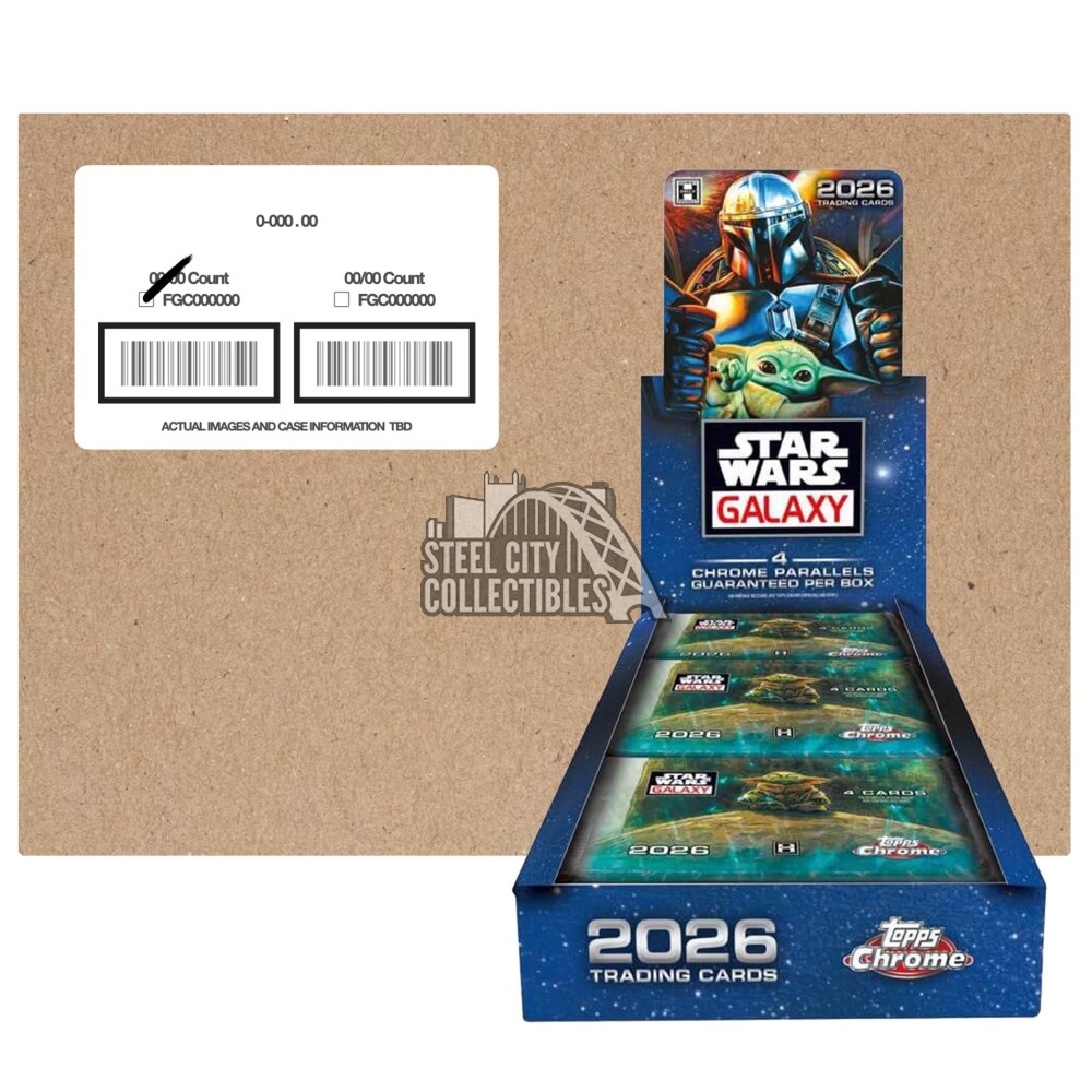 2026 Topps Star Wars Chrome Galaxy Hobby 12-Box Case | Steel City