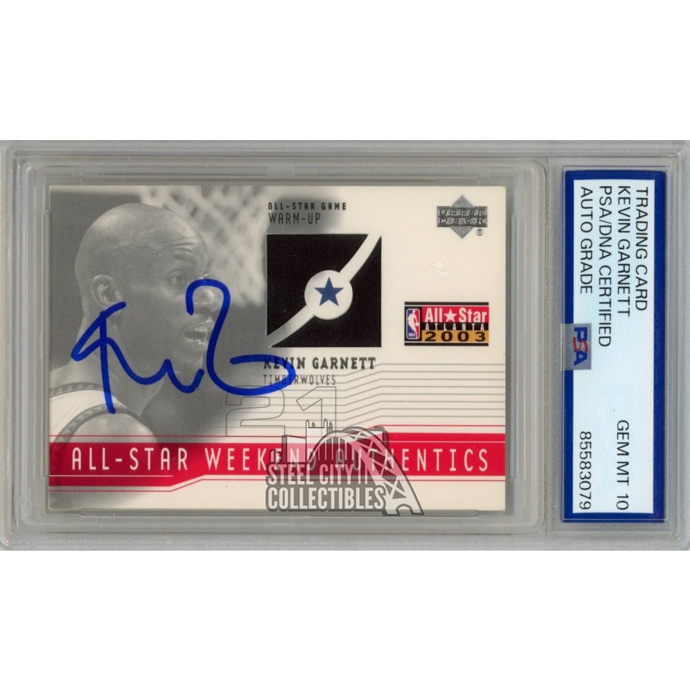 Kevin Garnett 2003-04 Upper Deck All Star Autograph Jersey