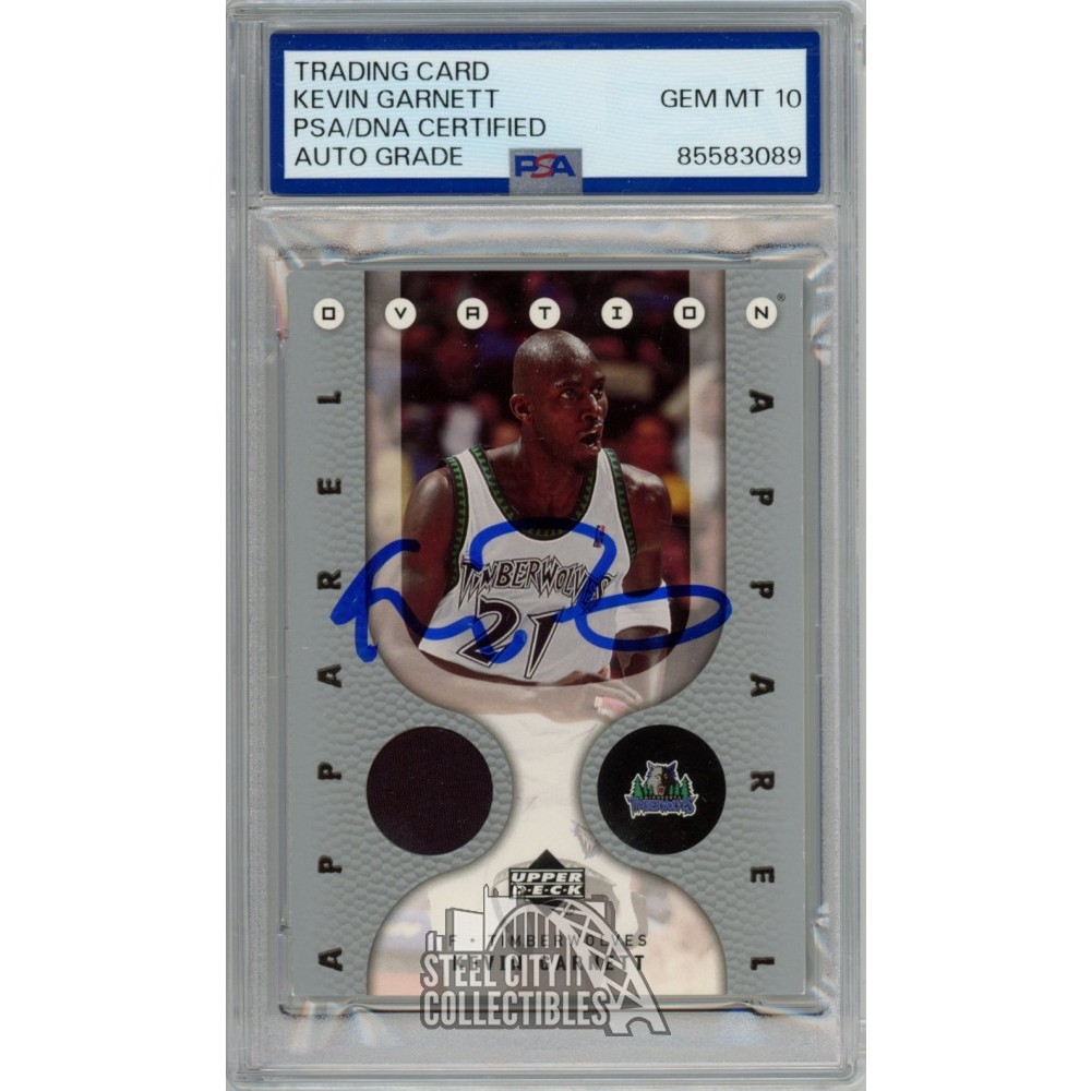 その他 KEVIN GARNETT auto psa9 Kevin Garnett 2002-03 Upper Deck Greatness Autograph Jersey