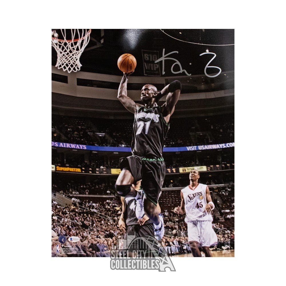 autographed kevin garnett jersey