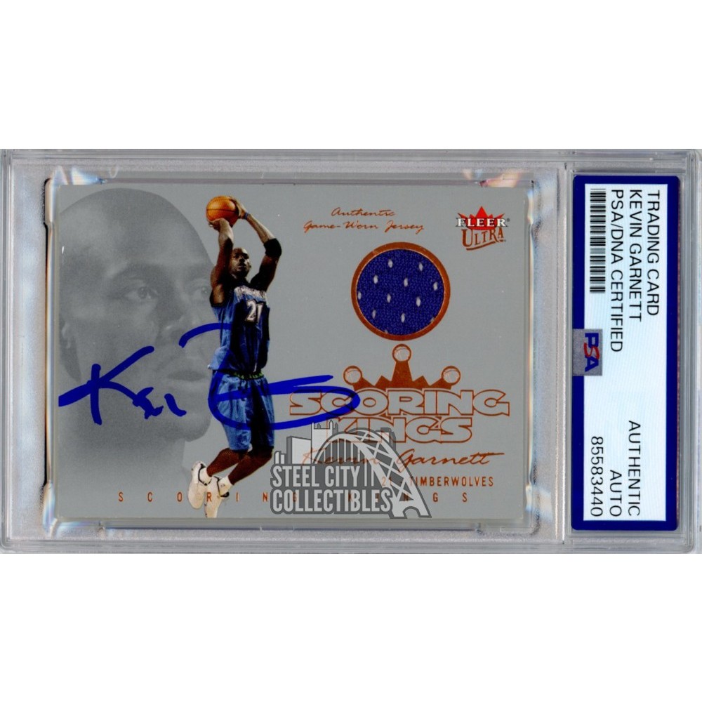 Kevin Garnett 2004-05 Fleer Ultra Autograph Jersey Card #SK