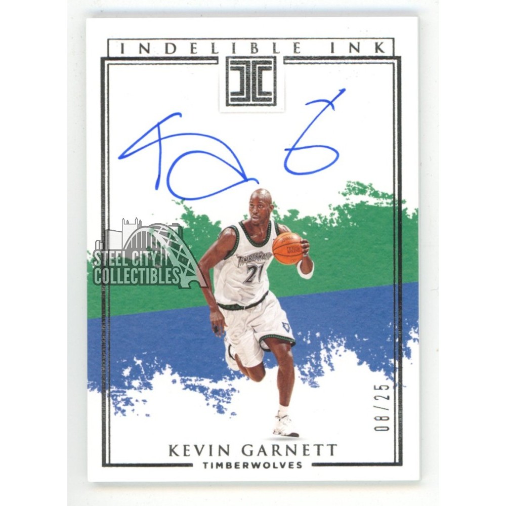 Kevin Garnett 2019-20 Panini Mosaic Scripts Prizm Auto 直筆サイン