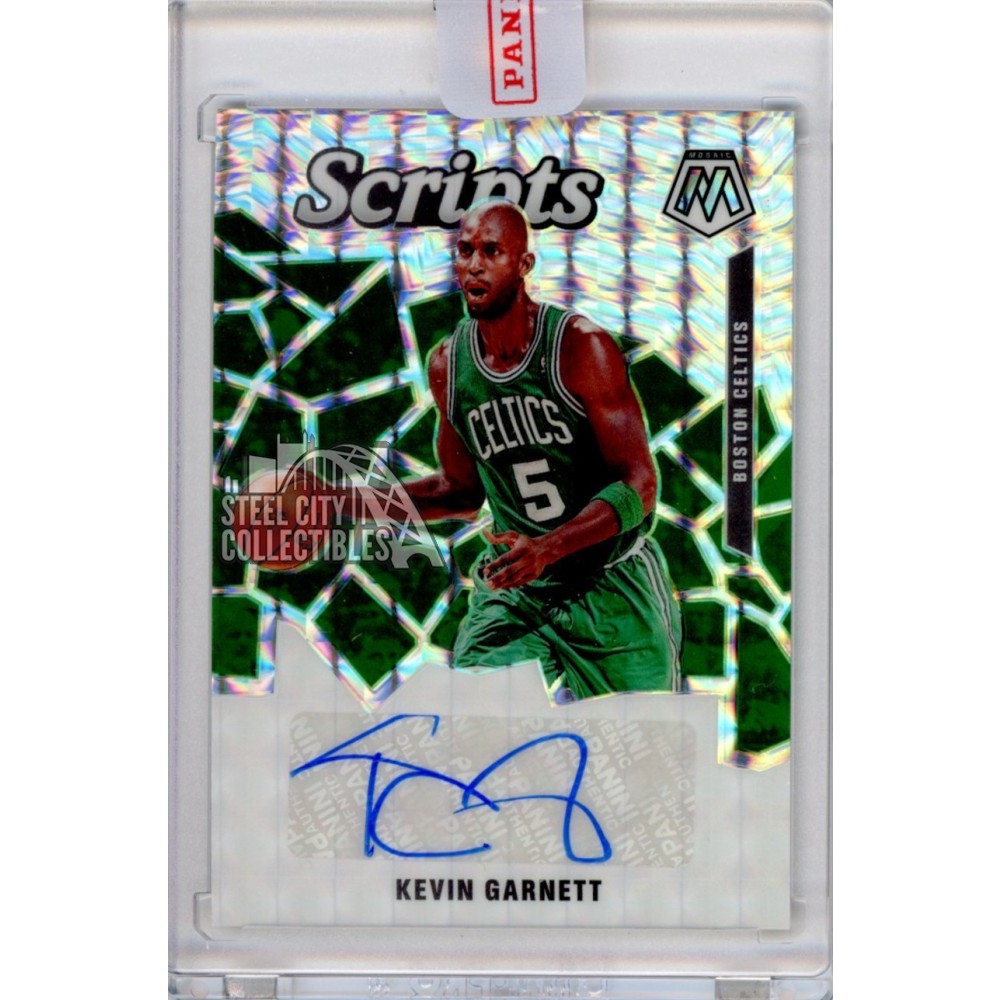Kevin Garnett 2019-20 Mosaic Choice Scripts Autograph Card