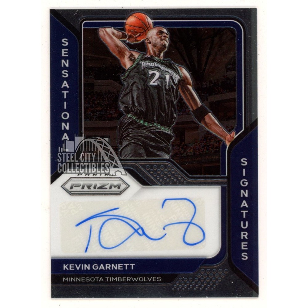 Kevin Garnett 2020-21 Panini Prizm Sensational Signatures