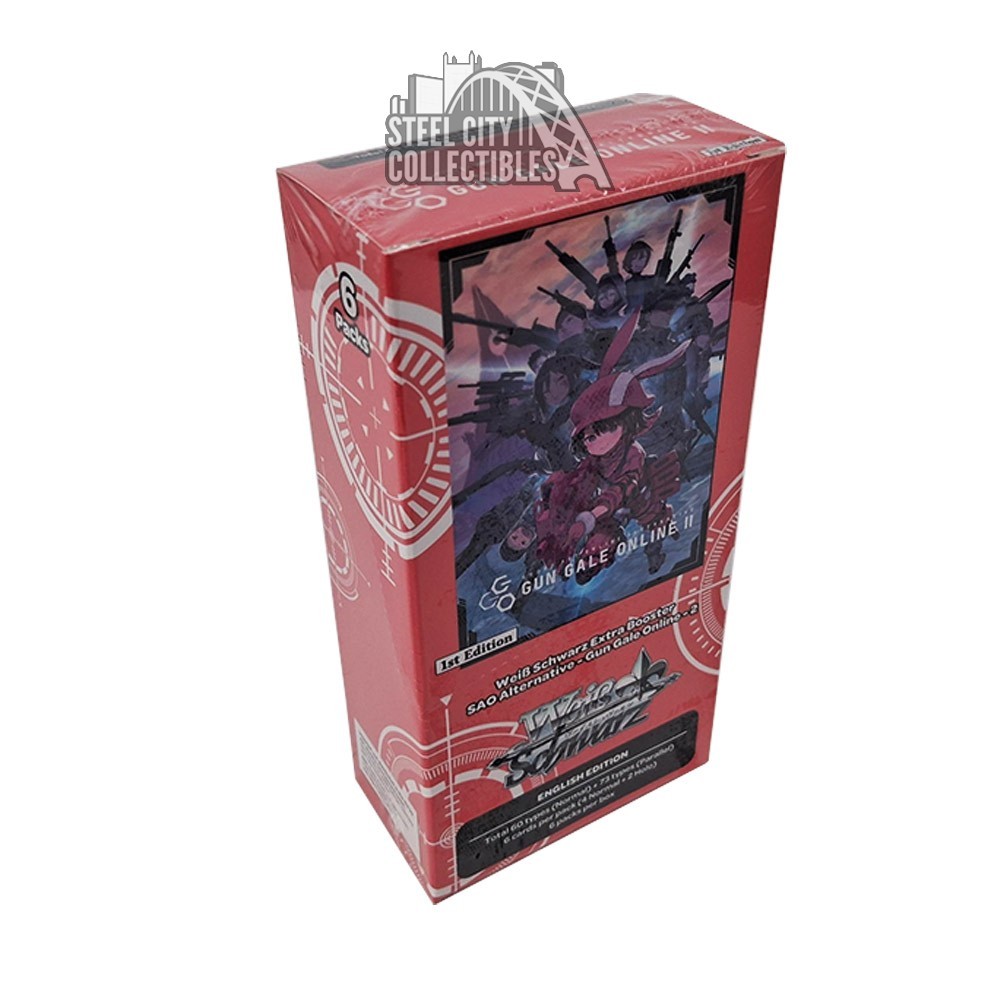 Weiss Schwarz Sword Art Online Alternative - Gun Gale Online 2 Extra Booster  Box | Steel City Collectibles