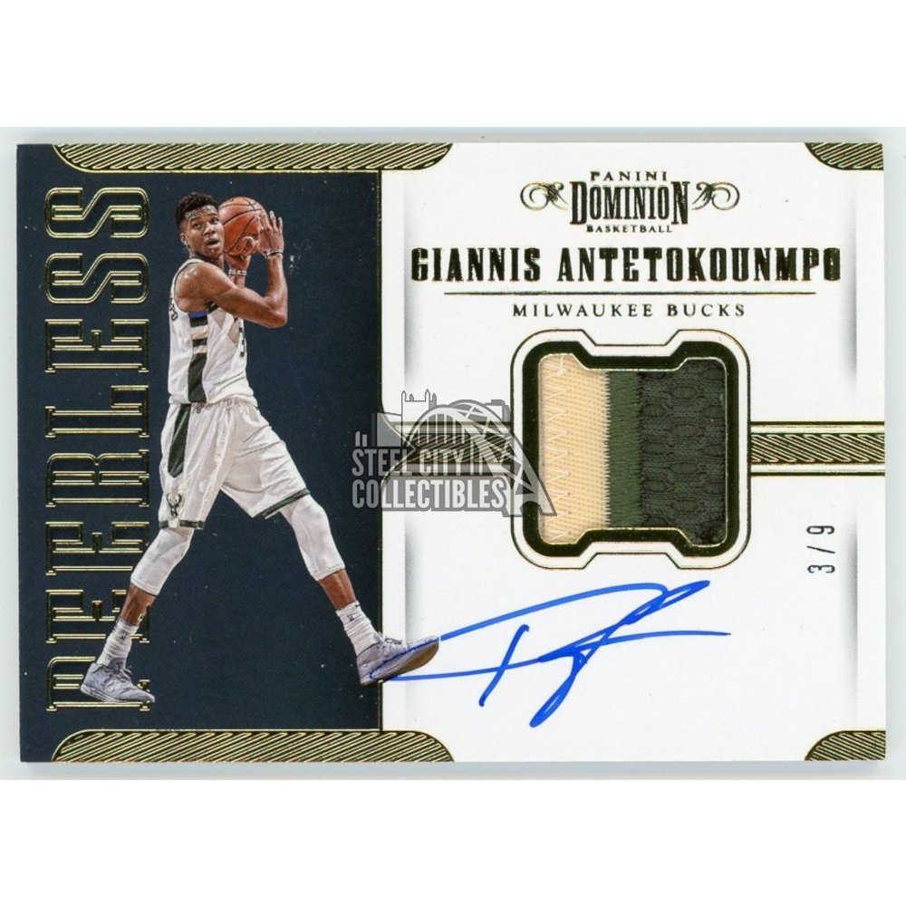 panini GIANNIS ANTETOKOUNMPO patch シリアル