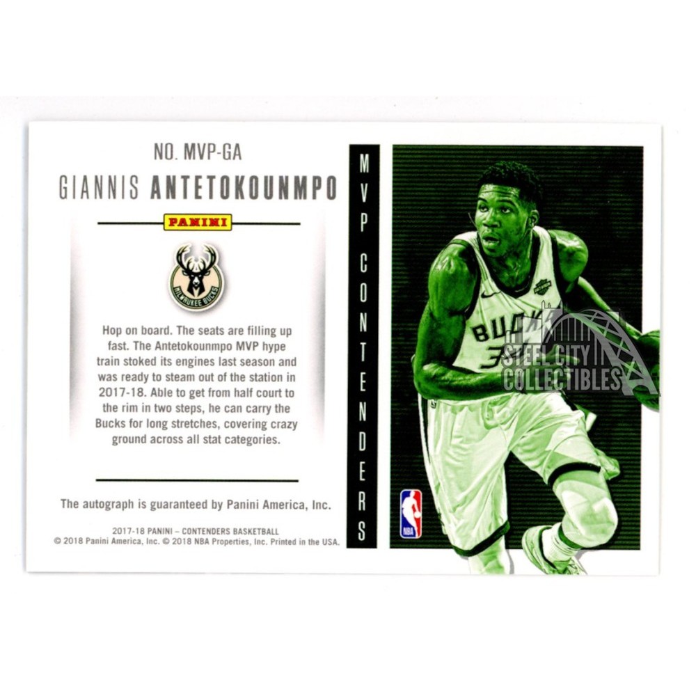 Giannis Antetokounmpo 2017-18 Panini MVP Contenders