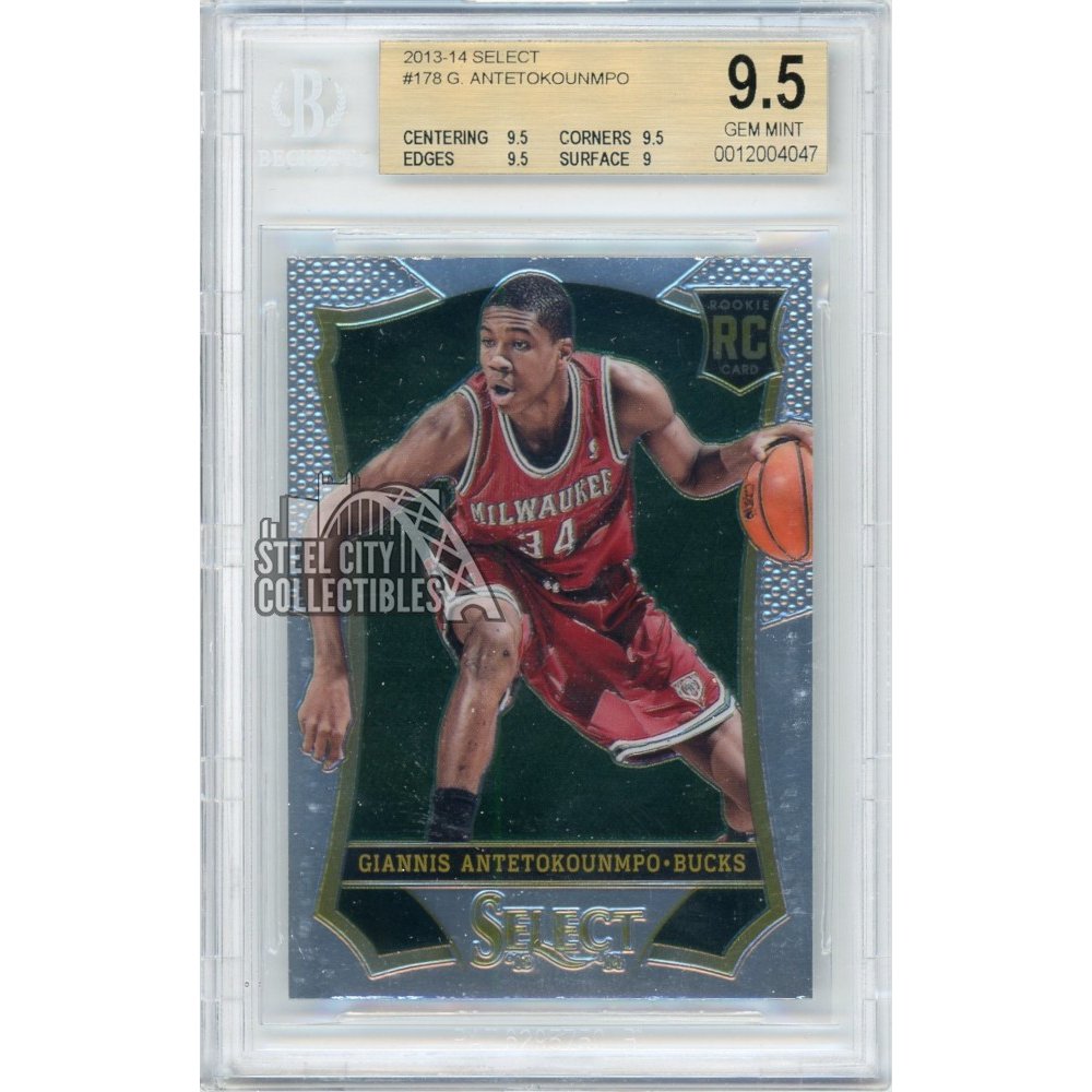 Giannis Antetokounmpo 201314 Panini Select Basketball Rookie Card BGS