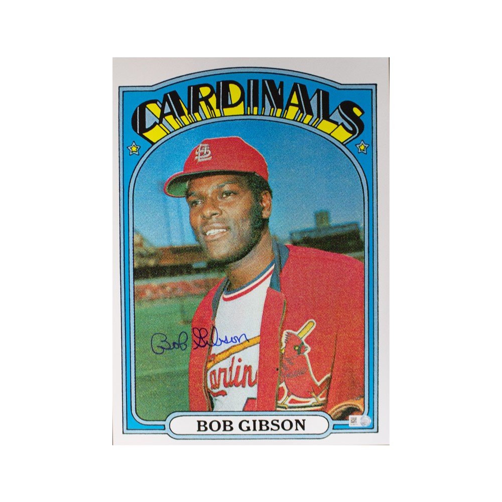 Bob Gibson Autographed St Louis Cardinals 10x14 Photo - MLB