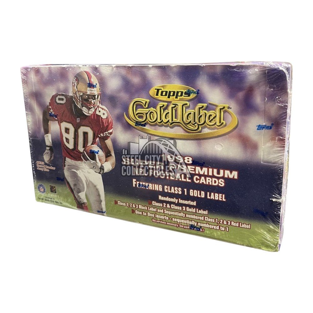 1998 Topps Gold Label Football 24 Pack Retail Box Steel City Collectibles