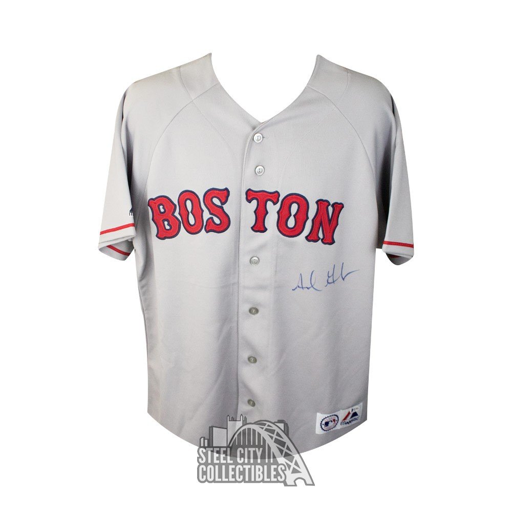 Adrian Gonzalez Autographed Boston Red Sox Majestic Baseball Jersey - BAS  COA