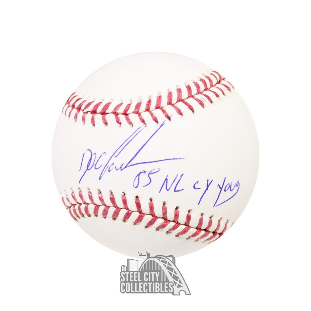 w/COA NY Mets Yankees Dwight Gooden Signed Autographed Baseball 