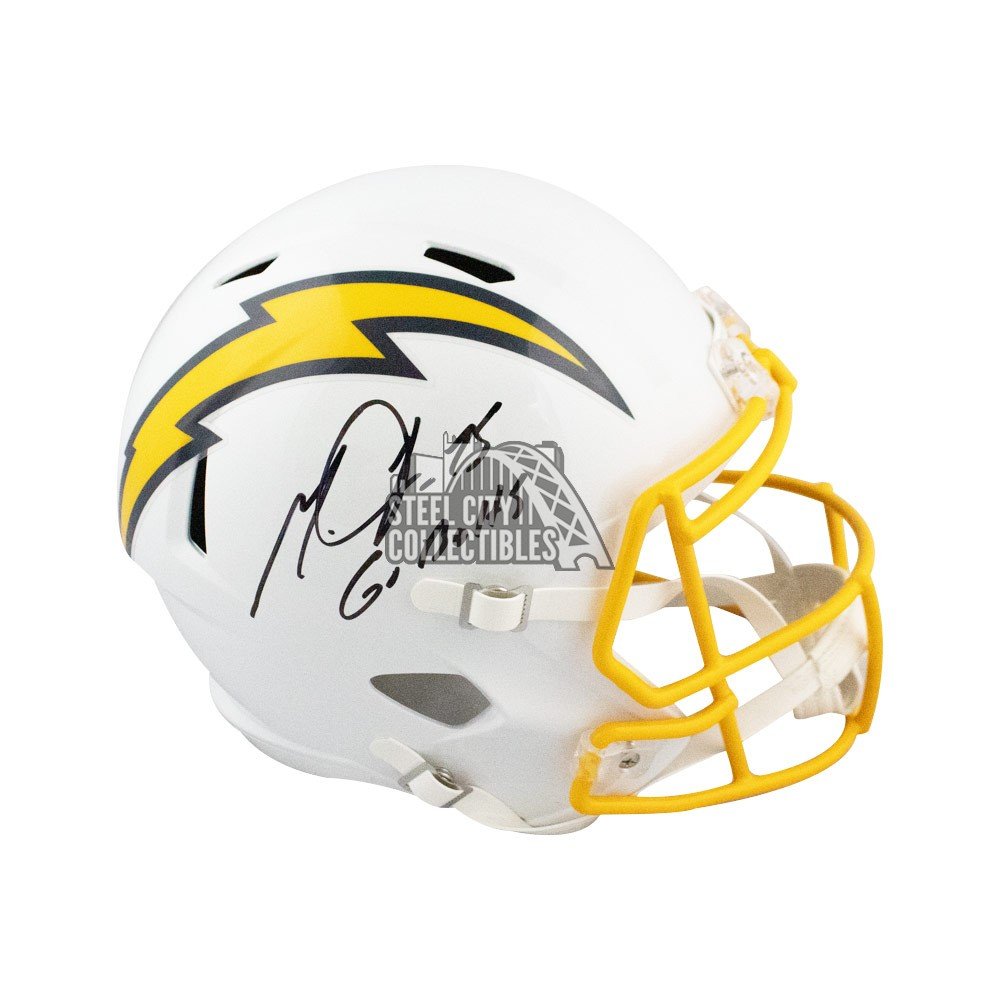 chargers color rush helmet