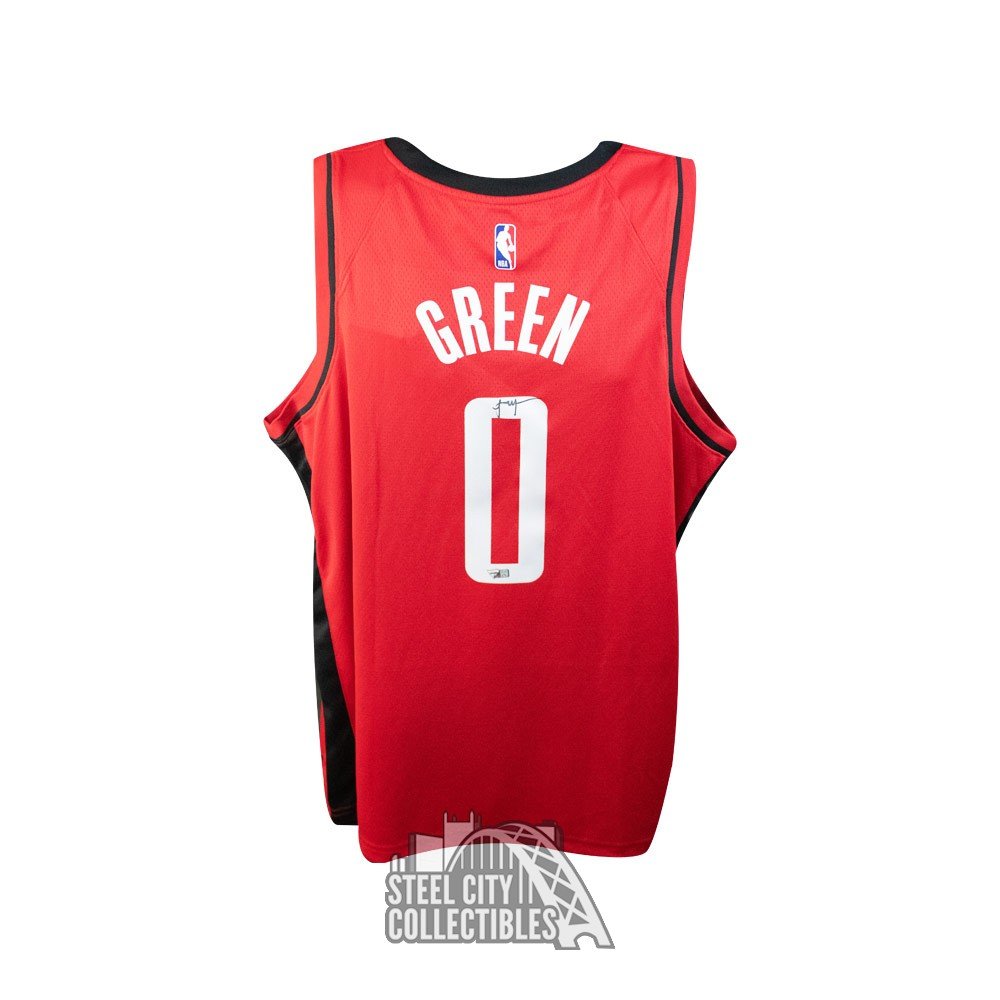 Jalen Green Autographed Houston Rockets Nike Swingman Basketball