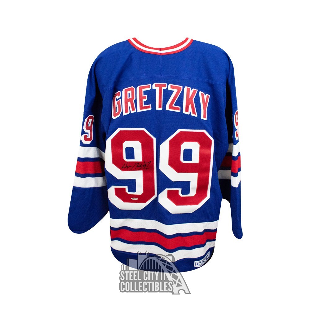 Wayne Gretzky Autographed New York Rangers Hockey Jersey - Upper Deck