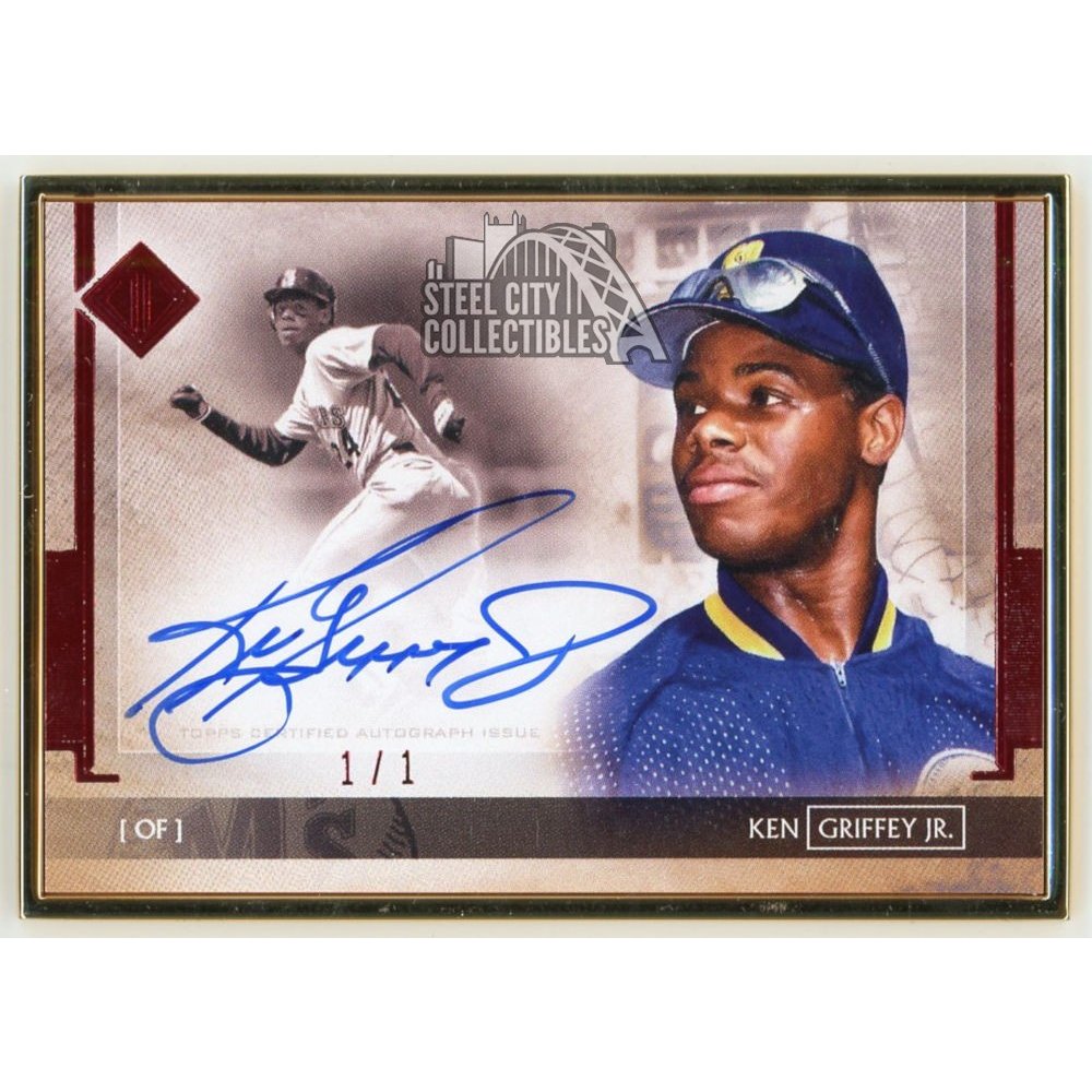 Ken Griffey Jr 2020 Topps Transcendent Baseball Red Autograph 1/1