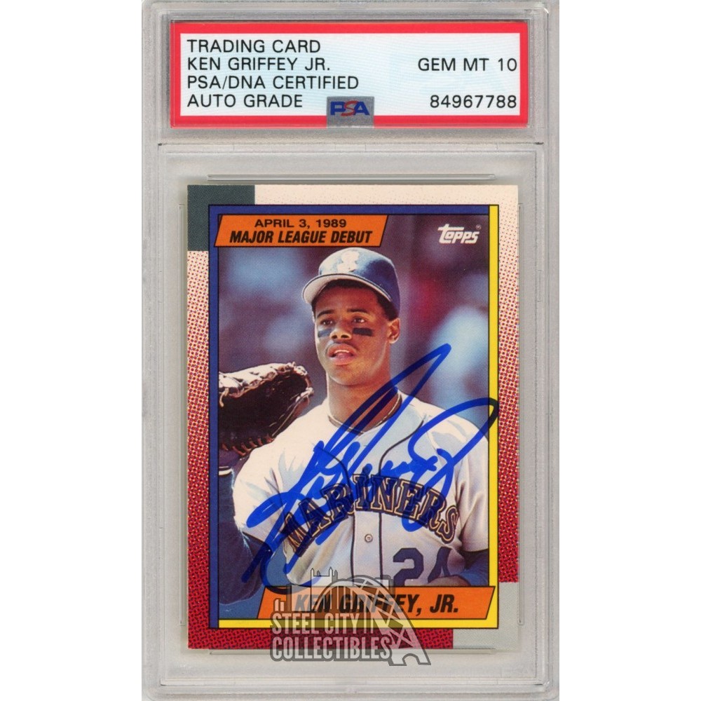 Ken Griffey Jr 1989 Topps Autograph Card #46 PSA/DNA 10 | Steel City  Collectibles
