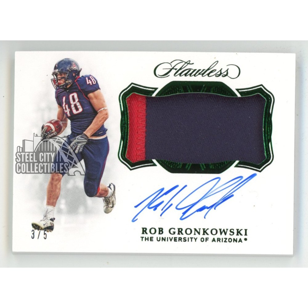 Rob Gronkowski 2019 Panini Flawless Collegiate Autograph Patch