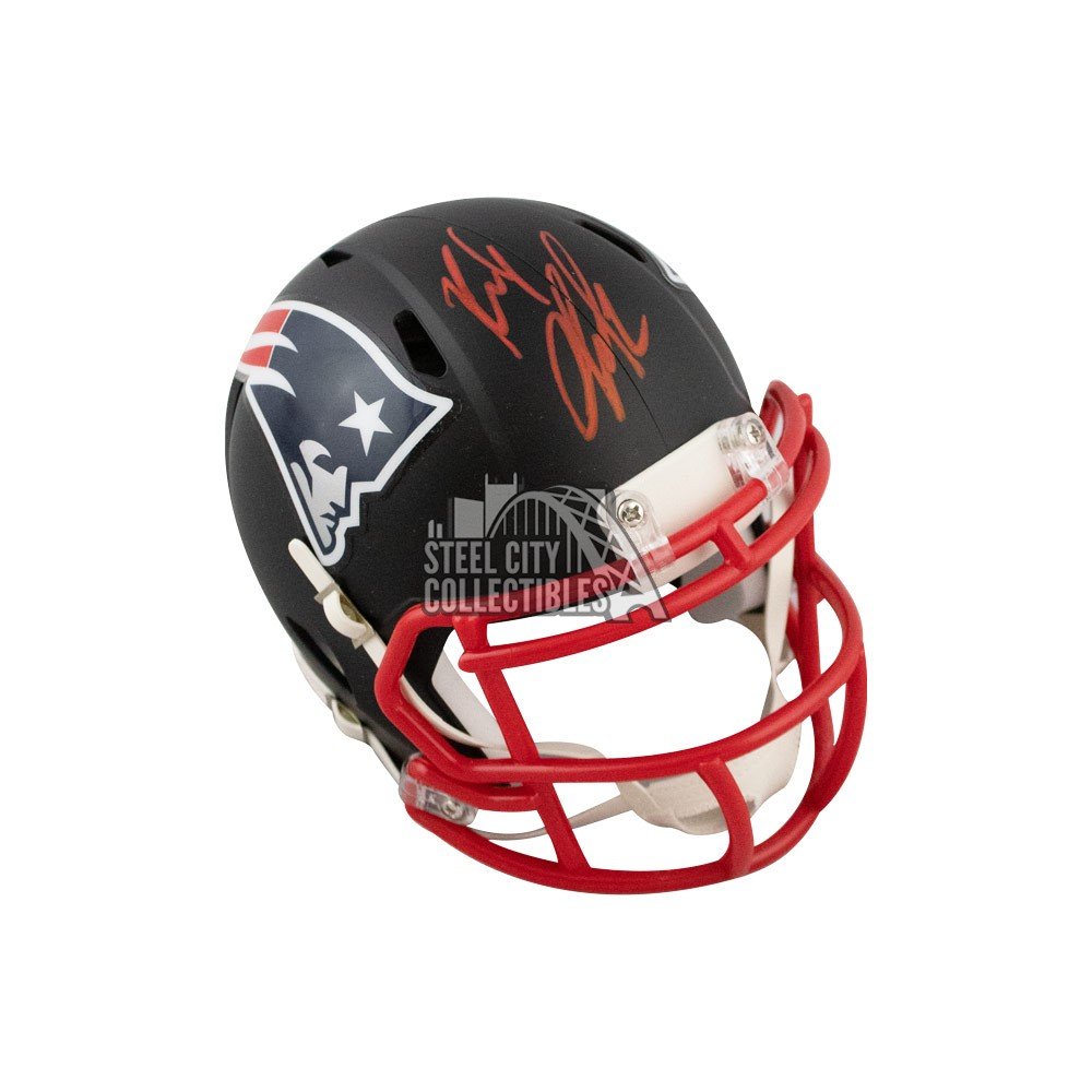 rob gronkowski autographed football