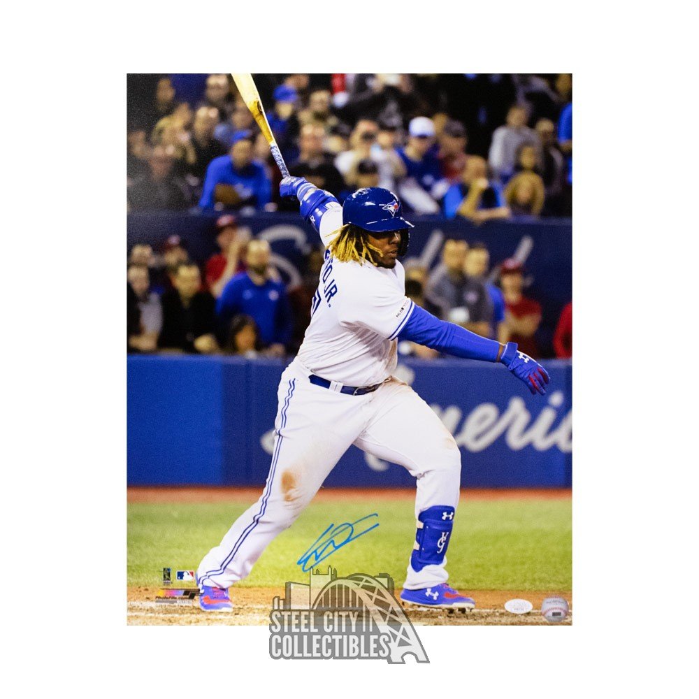 Vladimir Guerrero Jr Autographed Toronto Blue Jays 16x20 Photo