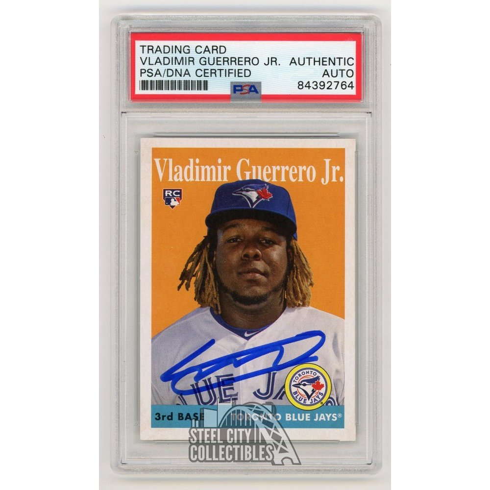 Vladimir Guerrero Jr 2019 Topps Archives Autographed Rookie Card - PSA