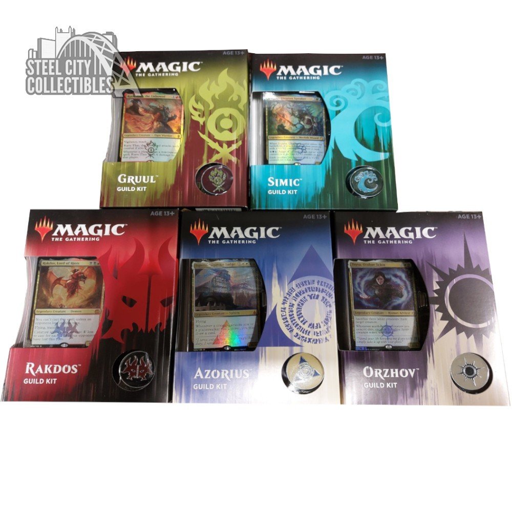 Magic The Gathering Ravnica Allegiance Guild 5Kit Lot **PLEASE READ